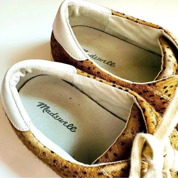 Madewell Sidewalk Sneakers in Spot Dot Calf Hair